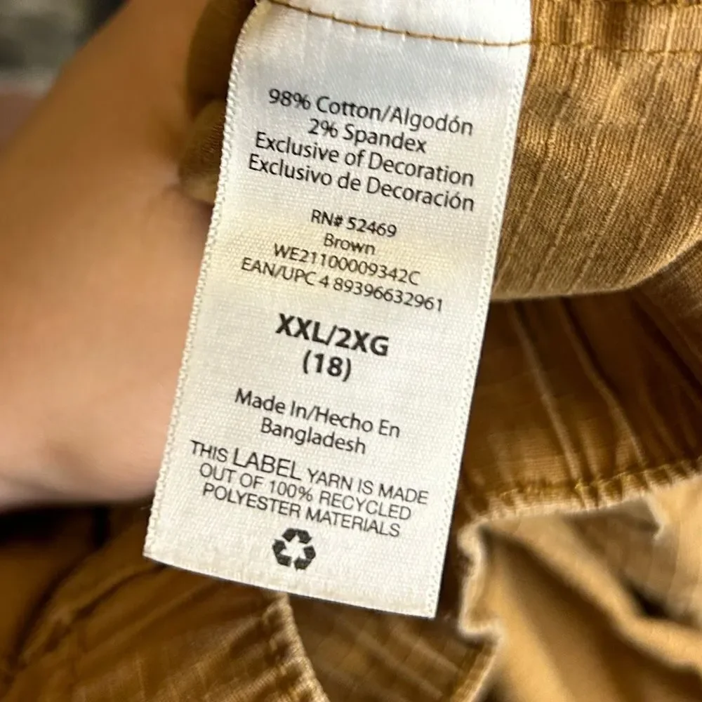 5 for $25🔥Wonder Nation Tan‎ Cargo Shorts Boys XXL (18)